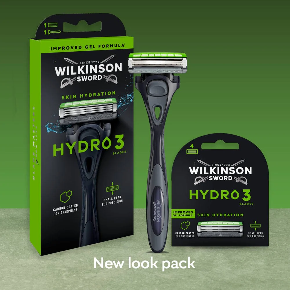 Hydro 3 Men’s Razor & Blade Pack - Image 5