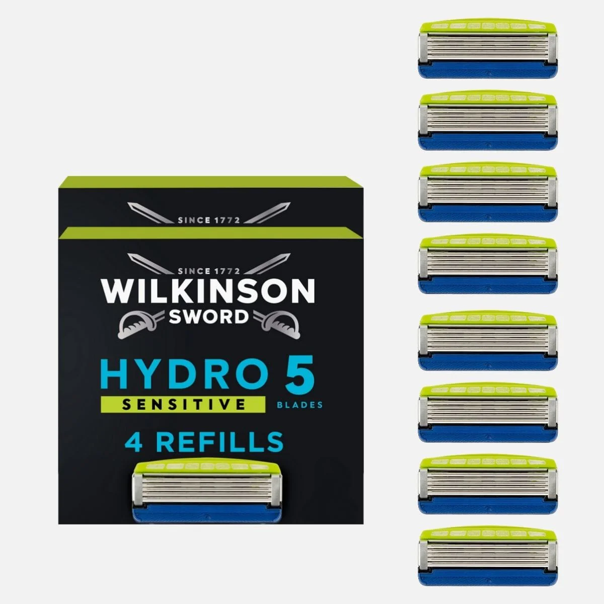 Hydro 5 Sensitive Men’s Razor Blade Refills 4 pack - Image 6