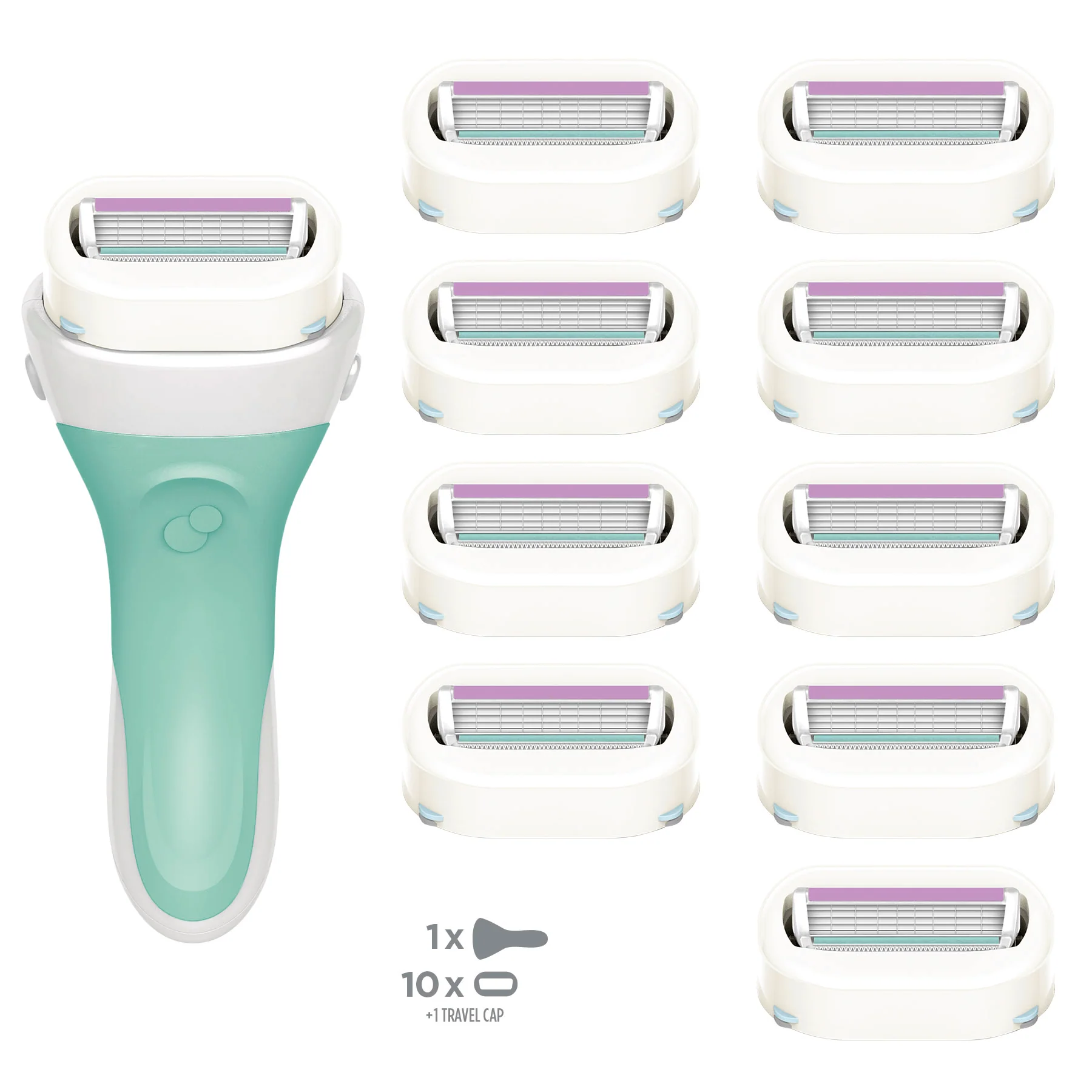 Intuition Sensitive Care Razor & Blade Pack - Image 10