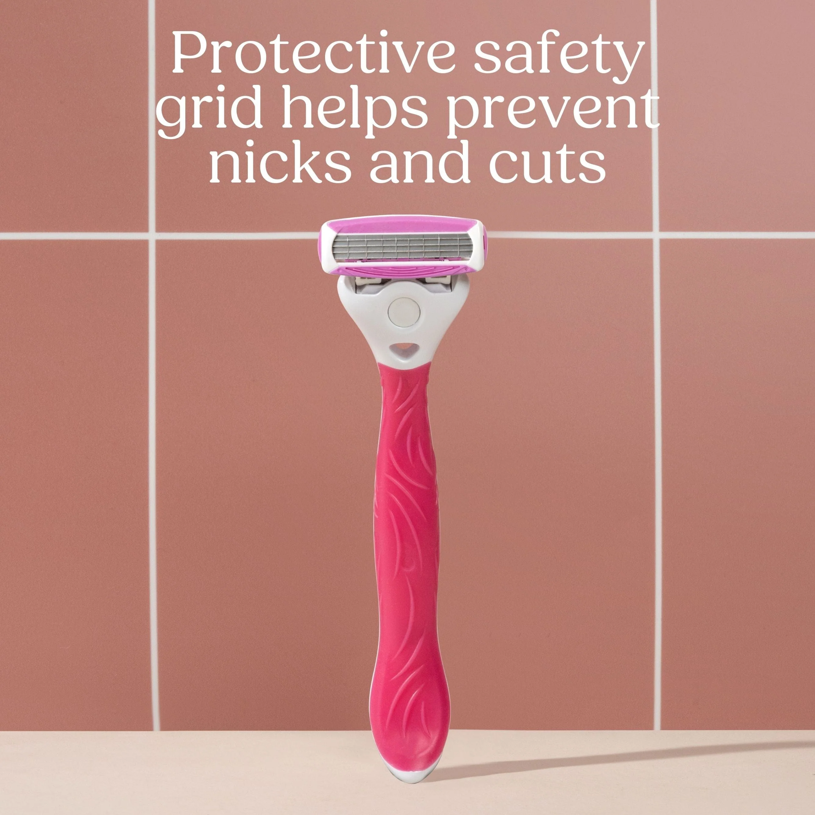 Intuition Quattro For Women Rose Gold Razor + 5 Blades Refills - Image 3